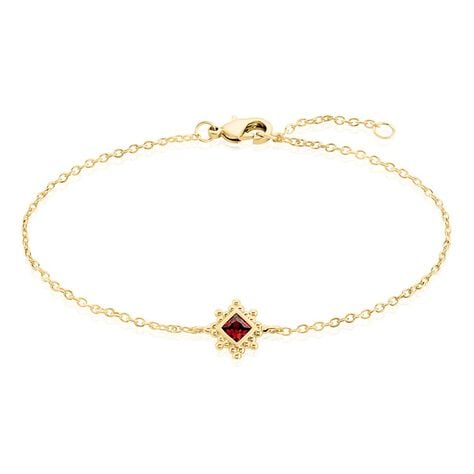 Bracelet Bobbie Plaqu&eacute; Or Jaune Oxyde De Zirconium - Bracelets Femme | Histoire d&rsquo;Or
