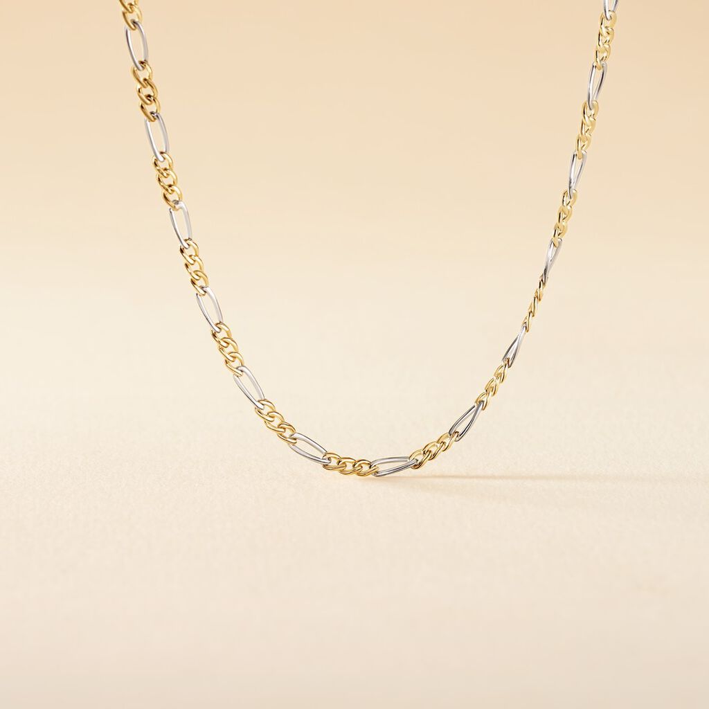 Collier Maille Cameo Or Bicolore - Chaines Femme | Histoire d&rsquo;Or