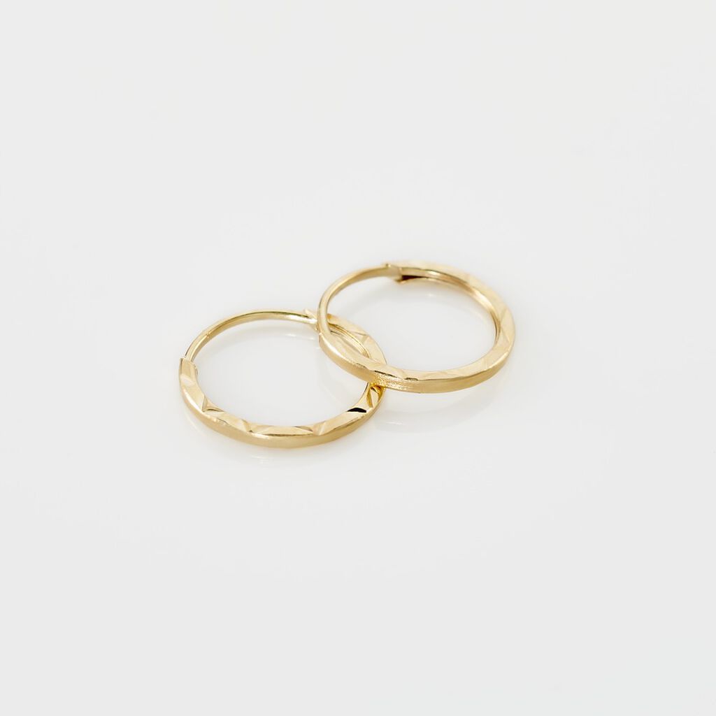 Créoles Valerina Or Jaune - Boucles d'oreilles créoles Femme | Histoire d’Or