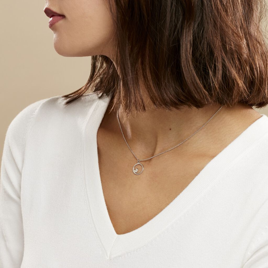Collier Joya Argent Blanc - Colliers fantaisie Femme | Histoire d’Or