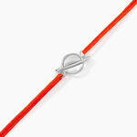 Bracelet Raven Argent Blanc - Bracelets cordon Femme | Histoire d&rsquo;Or