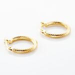 Cr&eacute;oles Merraine Or Jaune - Boucles d'oreilles cr&eacute;oles Femme | Histoire d&rsquo;Or