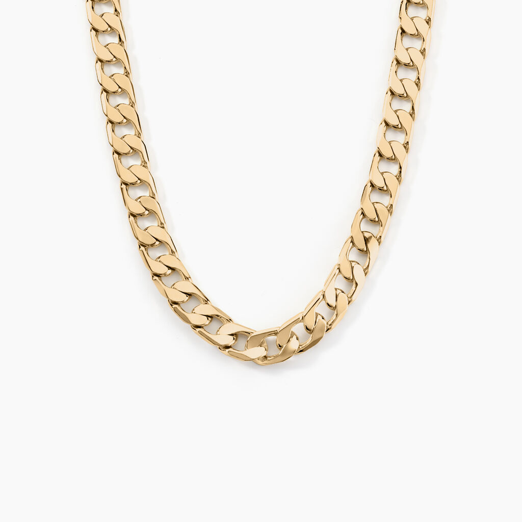 Collier Plaqu&eacute; Or Jaune Clement - Chaines Homme | Histoire d&rsquo;Or