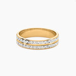 Alliance Clarisse Or Bicolore - Alliances Unisex | Histoire d&rsquo;Or
