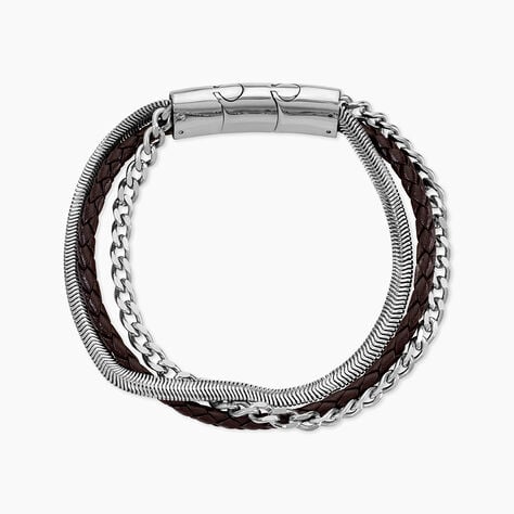 Bracelet Sohan Acier Blanc -  Homme | Histoire d’Or