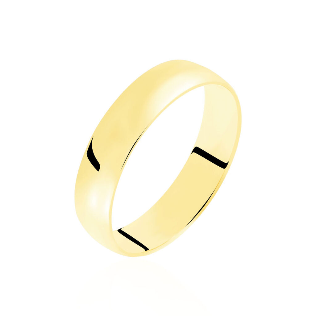 Alliance Demi Jonc Classique Or Jaune - Alliances Famille | Histoire d’Or