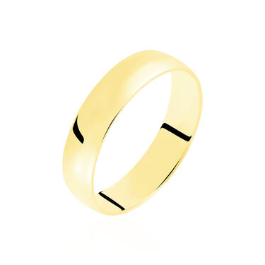 Alliance Demi Jonc Classique Or Jaune