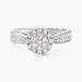 Bague Chou Or Blanc Diamant