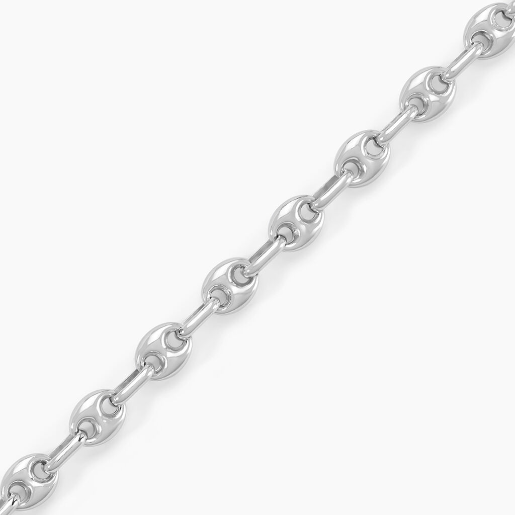 Bracelet Carrus Argent Blanc - Bracelets chaîne Homme | Histoire d’Or