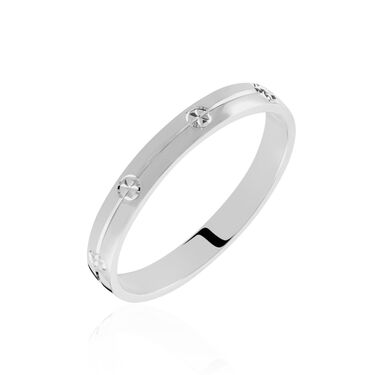 Alliance Markel Ruban Plat Or Blanc