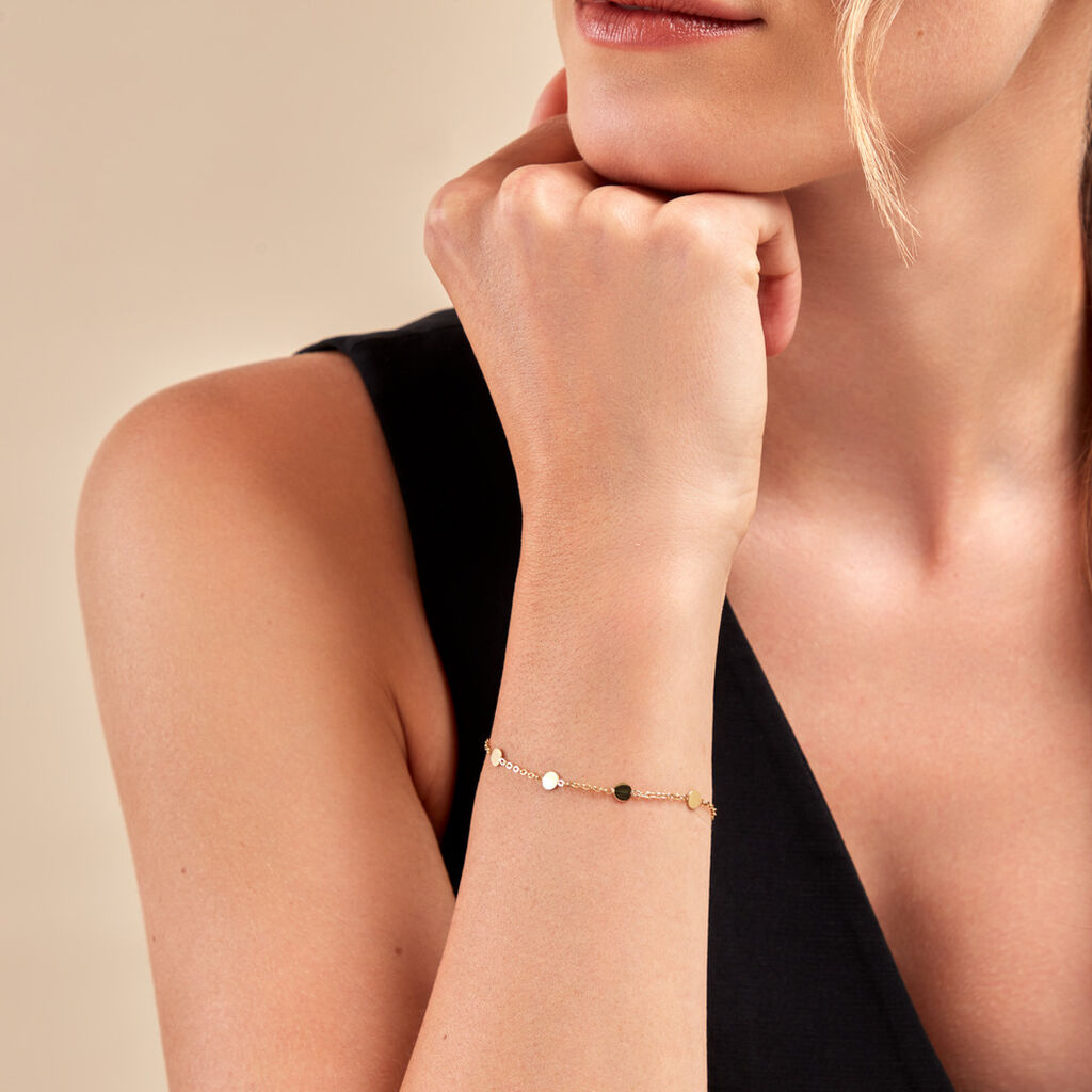 Bracelet Eva Acier Jaune - Nos bijoux iconiques Femme | Histoire d’Or