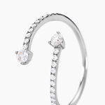 Bague Orpheus Or Blanc Diamant Synth&eacute;tique - Bagues avec pierre Femme | Histoire d&rsquo;Or