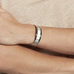Bracelet Jonc Kayssi Acier Blanc - Bracelets joncs Femme | Histoire d&rsquo;Or
