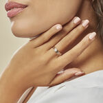 Bague Elsa Or Bicolore Diamant - Bagues avec pierre Femme | Histoire d&rsquo;Or