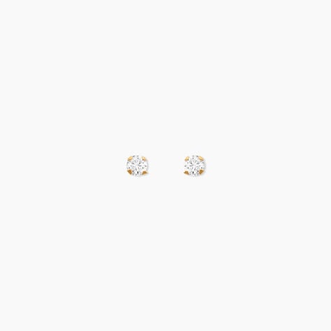 Boucles D'oreilles Barrettes Youssa Barrettes 5 Or Jaune Oxydes - Boucles d'oreilles pendantes Femme | Histoire d’Or