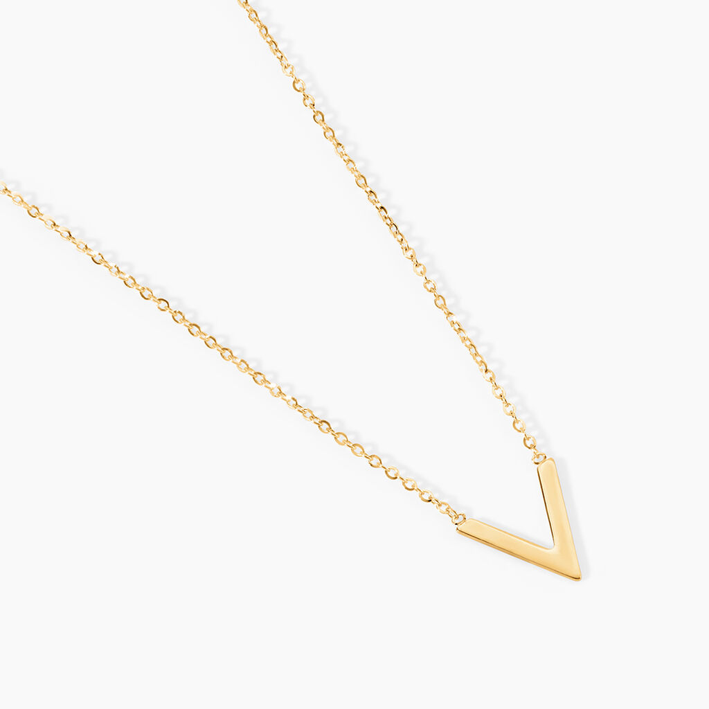 Collier Celene Or Jaune - Bijoux sans pierre Femme | Histoire d&rsquo;Or