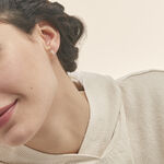 Boucles D'oreilles Puces Ouassima Or Jaune Diamant - Clous d'oreilles Femme | Histoire d&rsquo;Or