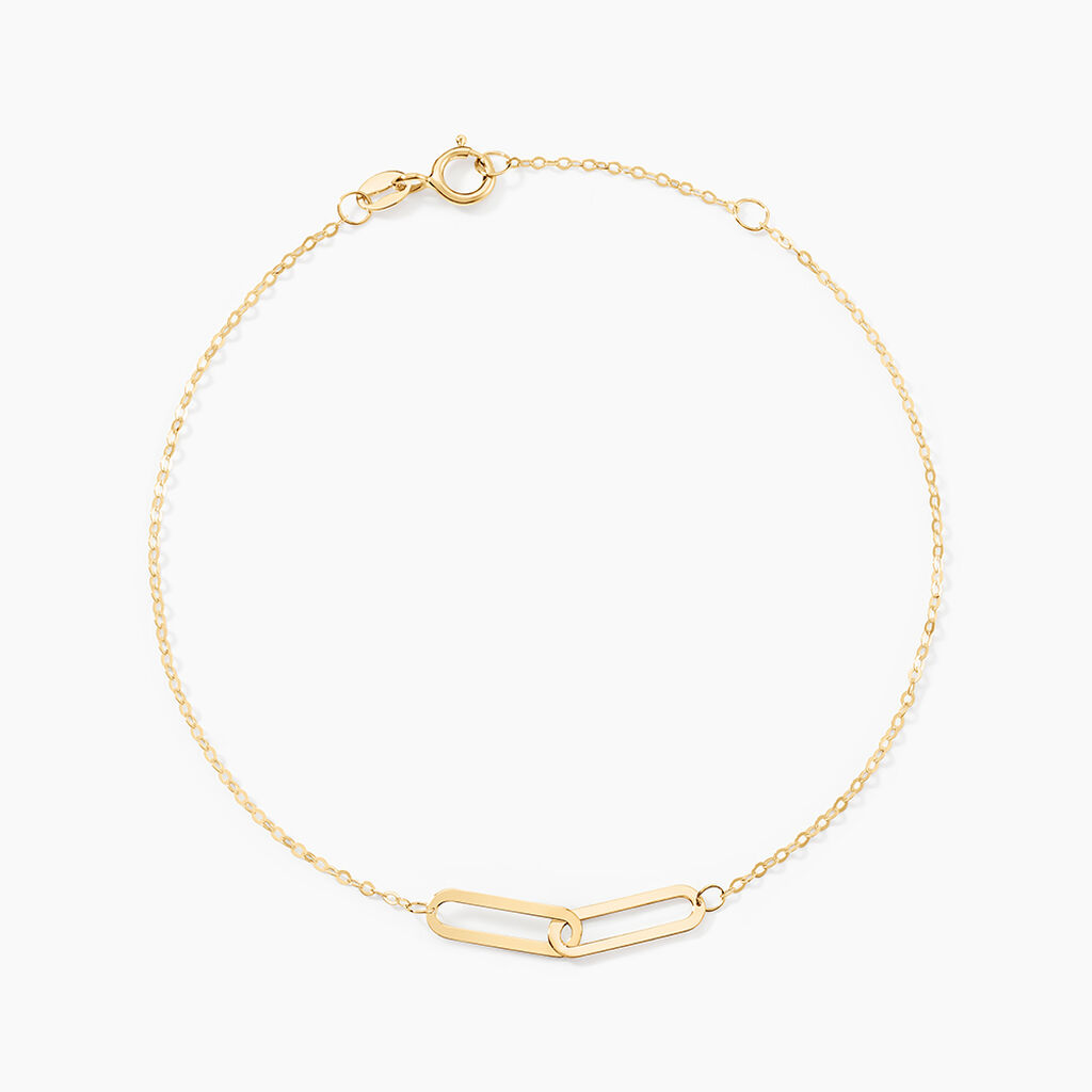 Bracelet Link Or Jaune - Bracelets Femme | Histoire d&rsquo;Or