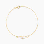 Bracelet Link Or Jaune - Bracelets Femme | Histoire d&rsquo;Or