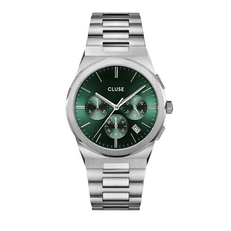 Montre Cluse Vigoureux Chrono Vert - Montres Homme | Histoire d&rsquo;Or