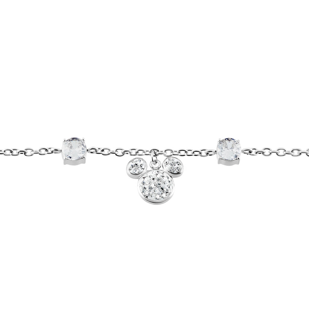 Bracelet Disney Acier Blanc Oxyde - Bracelets fantaisie Femme | Histoire d’Or