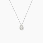 Collier Hildana Or Blanc Oxyde De Zirconium - Colliers Femme | Histoire d&rsquo;Or