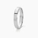Alliance Hild Ruban Biseaute Palladium Blanc - Alliances Homme | Histoire d’Or