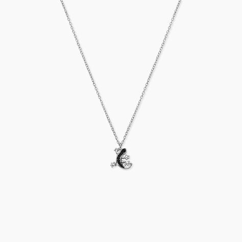 Collier Oya Argent Blanc Oxyde De Zirconium - Colliers fantaisie Femme | Histoire d&rsquo;Or