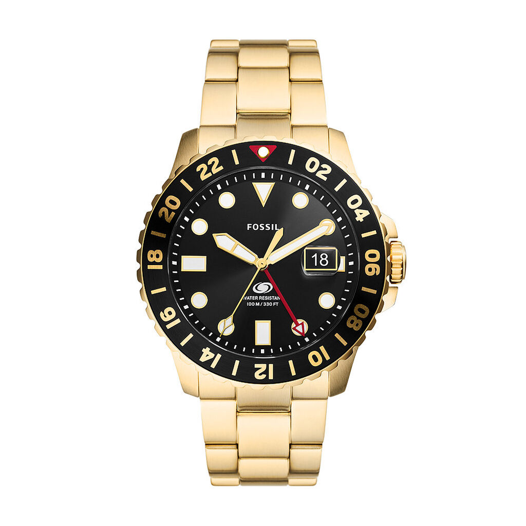 Montre Fossil Blue Noir - Montres Homme | Histoire d’Or