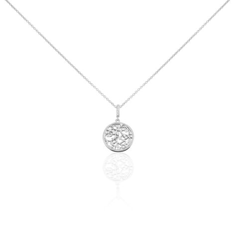 Collier Argent Plantain Oxydes De Zirconium - Colliers fantaisie Femme | Histoire d’Or
