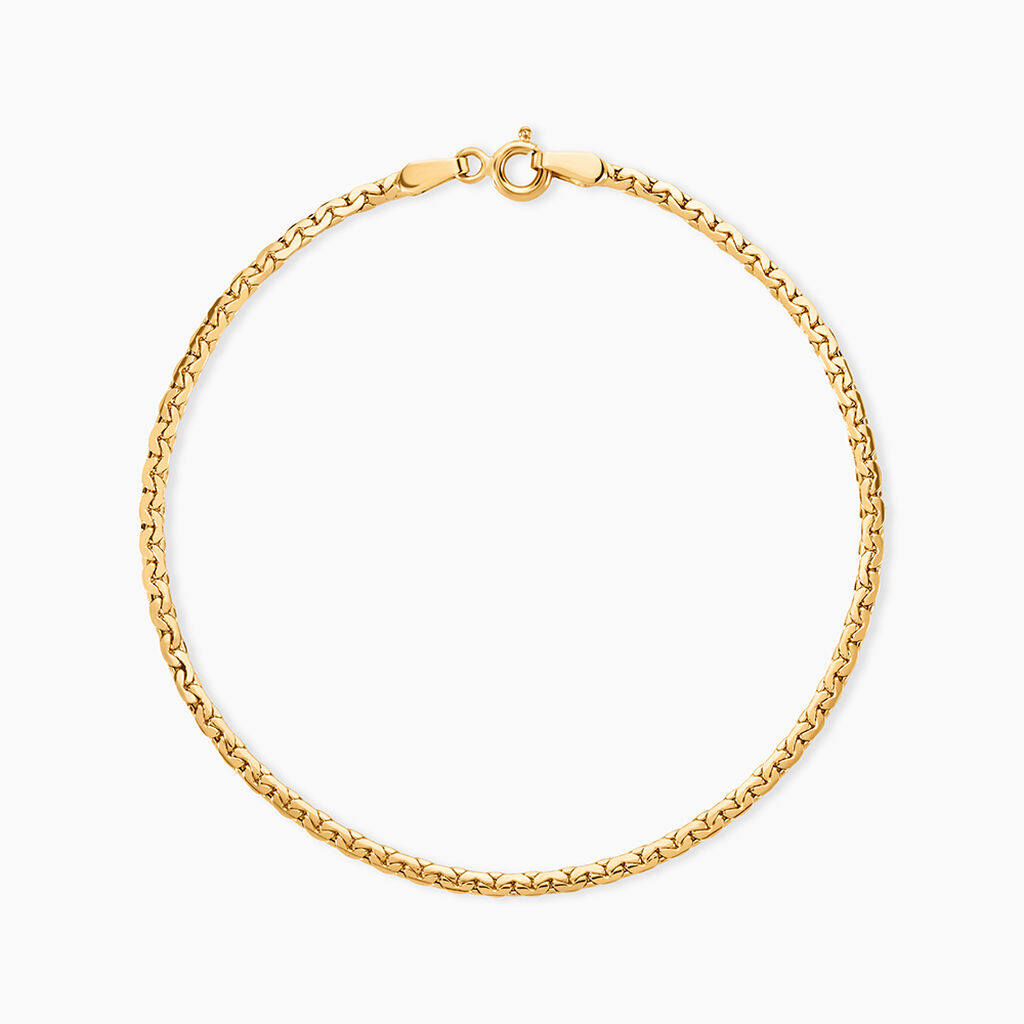 Bracelet Or Jaune Ivy - Bracelets cha&icirc;ne Femme | Histoire d&rsquo;Or