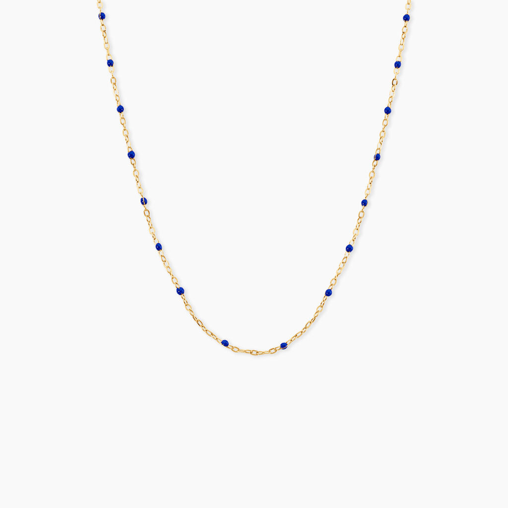 Collier Polka Argent Jaune - Bijoux sans pierre Femme | Histoire d&rsquo;Or