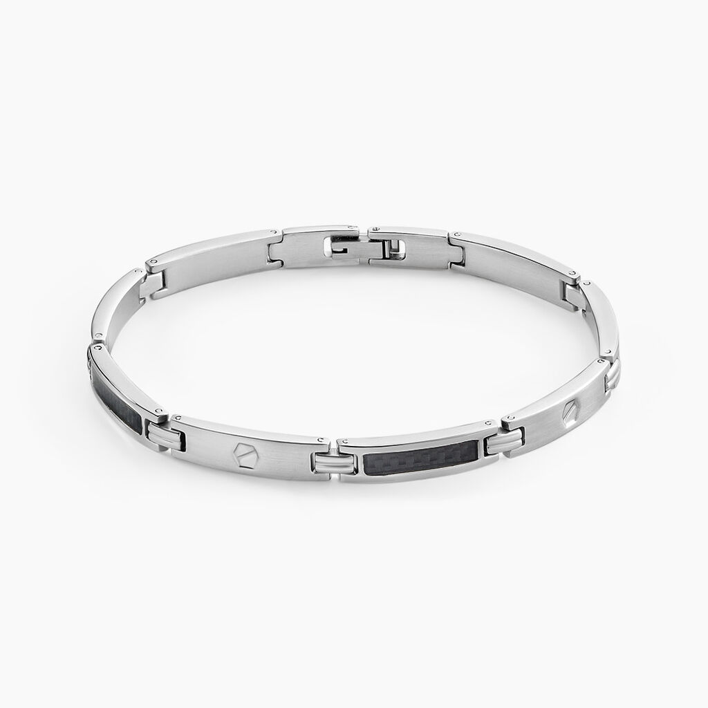 Bracelet Patrick Acier Blanc
