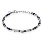 Bracelet Cliff Acier Gris Agate H&eacute;matite Oxyde De Zirconium - Bracelets Homme | Histoire d&rsquo;Or