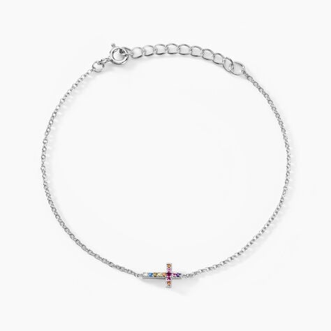 Bracelet Ha&iuml;vy Argent Blanc Oxyde De Zirconium - Bracelets Femme | Histoire d&rsquo;Or