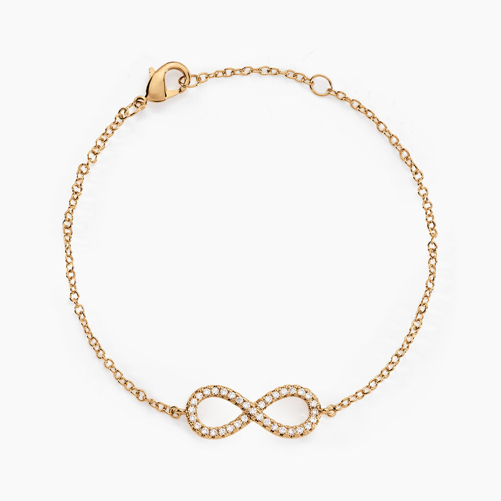 Bracelet Merane Plaqu&eacute; Or Jaune Oxyde De Zirconium - Bracelets Femme | Histoire d&rsquo;Or