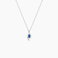 Collier Emotion Or Blanc Saphir Diamant