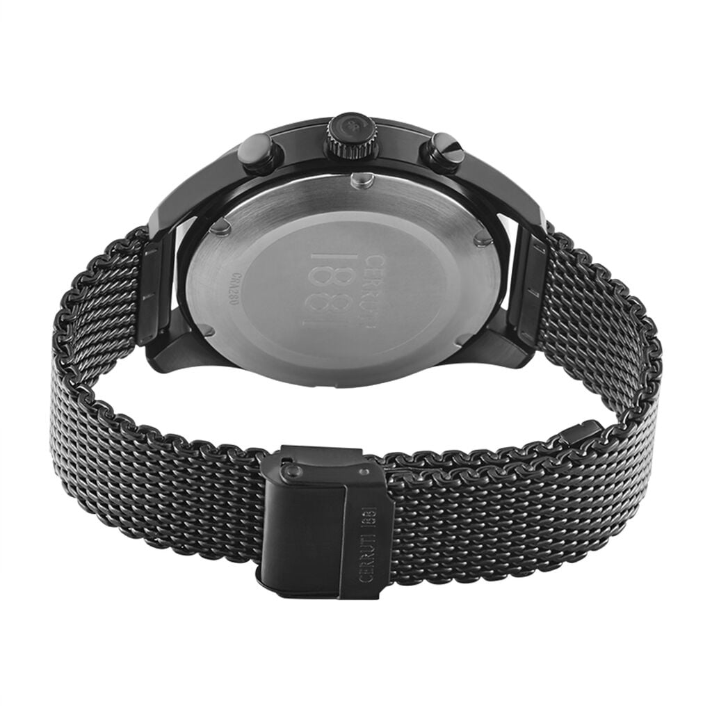 Montre Cerruti Grottamare Noir - Montres Homme | Histoire d&rsquo;Or