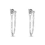 Boucles D'oreilles Pendantes Argent Leent - Boucles d'oreilles fantaisie Femme | Histoire d&rsquo;Or