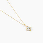 Collier Eclosion Precieuse Or Jaune Oxyde De Zirconium - Colliers Femme | Histoire d&rsquo;Or