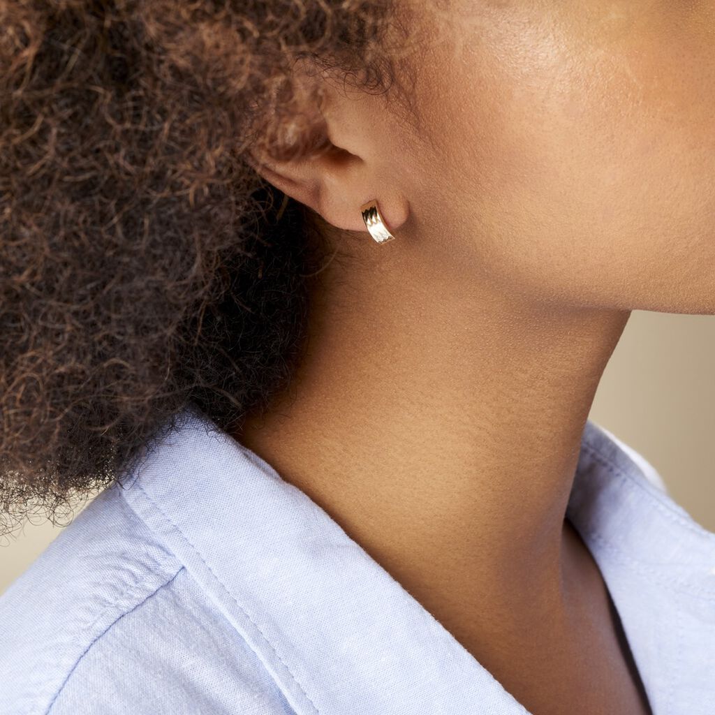 Créoles Michaelina Or Jaune - Boucles d'oreilles créoles Femme | Histoire d’Or
