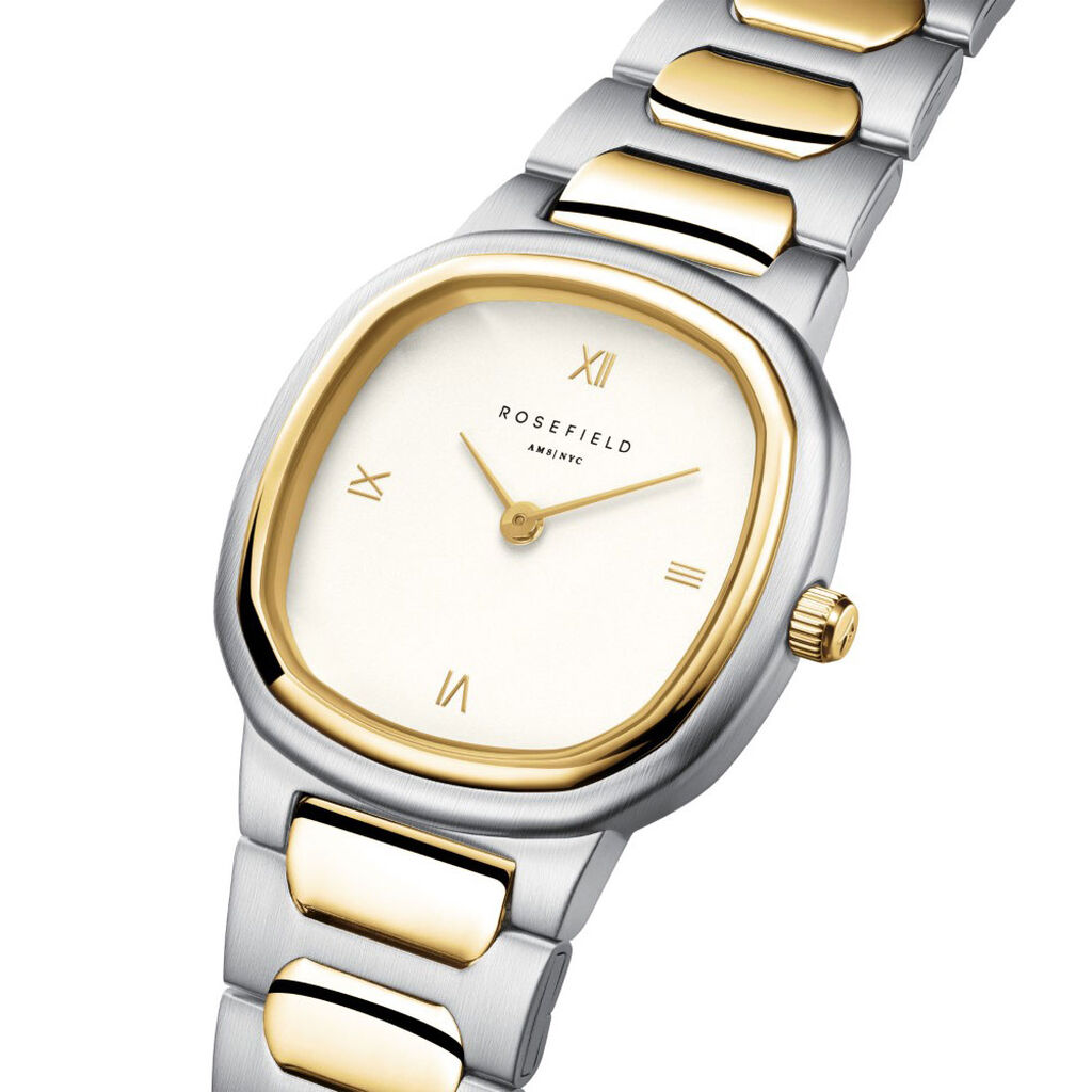 Montre Rosefield Gaia Cr&egrave;me - Id&eacute;es cadeaux Femme | Histoire d&rsquo;Or
