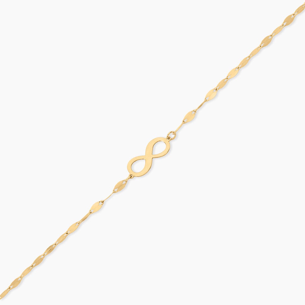 Bracelet Aulnie Argent Dor&eacute; A L'Or 750/1000 - F&ecirc;te des m&egrave;res Femme | Histoire d&rsquo;Or