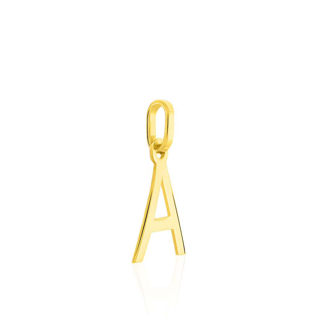 Pendentif Ionia Lettre Or Jaune - Pendentifs Famille | Histoire d’Or