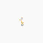 Piercing Fedot Or Jaune Oxyde De Zirconium - Piercings d'oreilles Femme | Histoire d&rsquo;Or