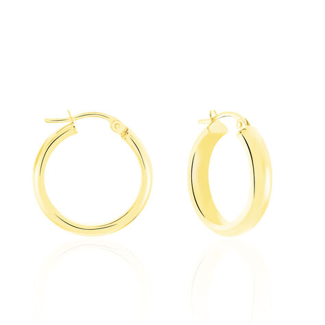Créoles Vickie Or Jaune - Boucles d'oreilles créoles Femme | Histoire d’Or