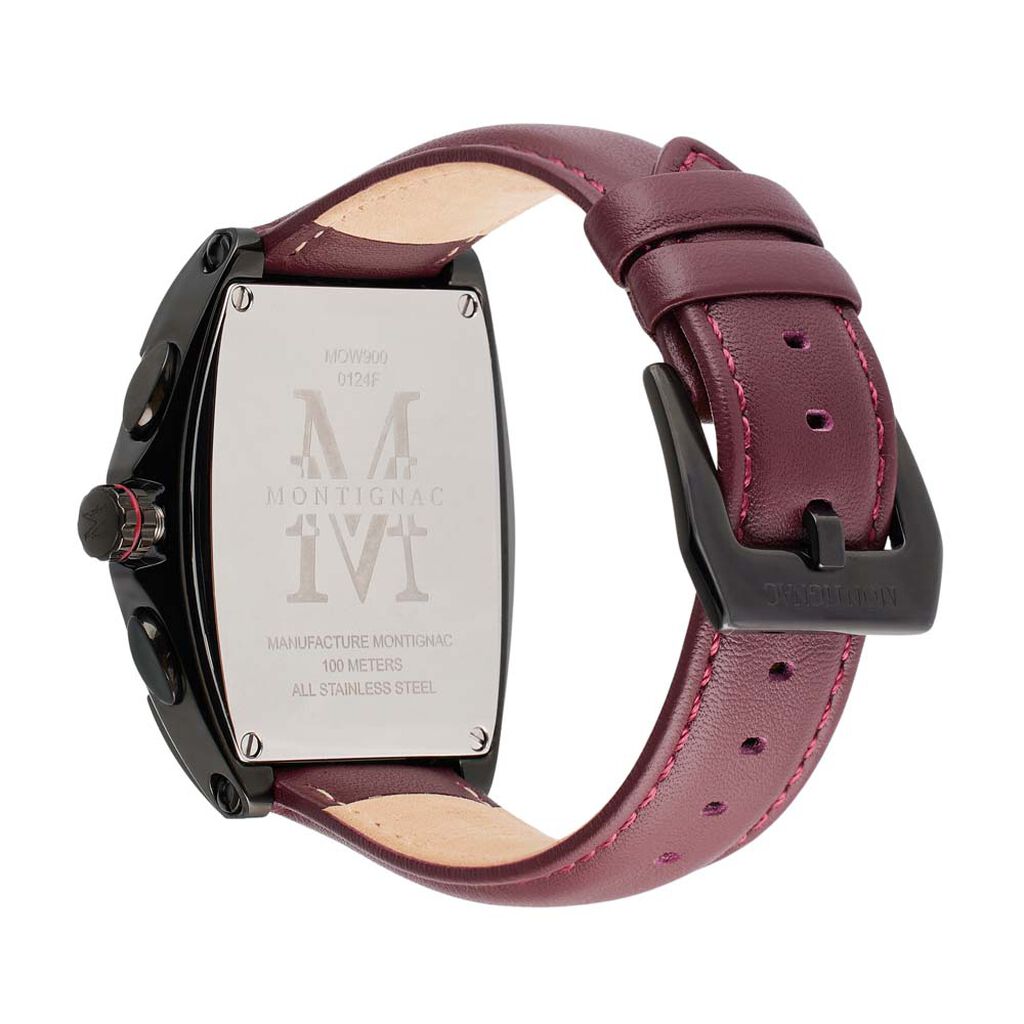 Montre Montignac Tonneau Rouge - Montres Homme | Histoire d’Or