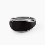 Bague Otis Acier Argent&eacute; - Bagues fantaisie Homme | Histoire d&rsquo;Or