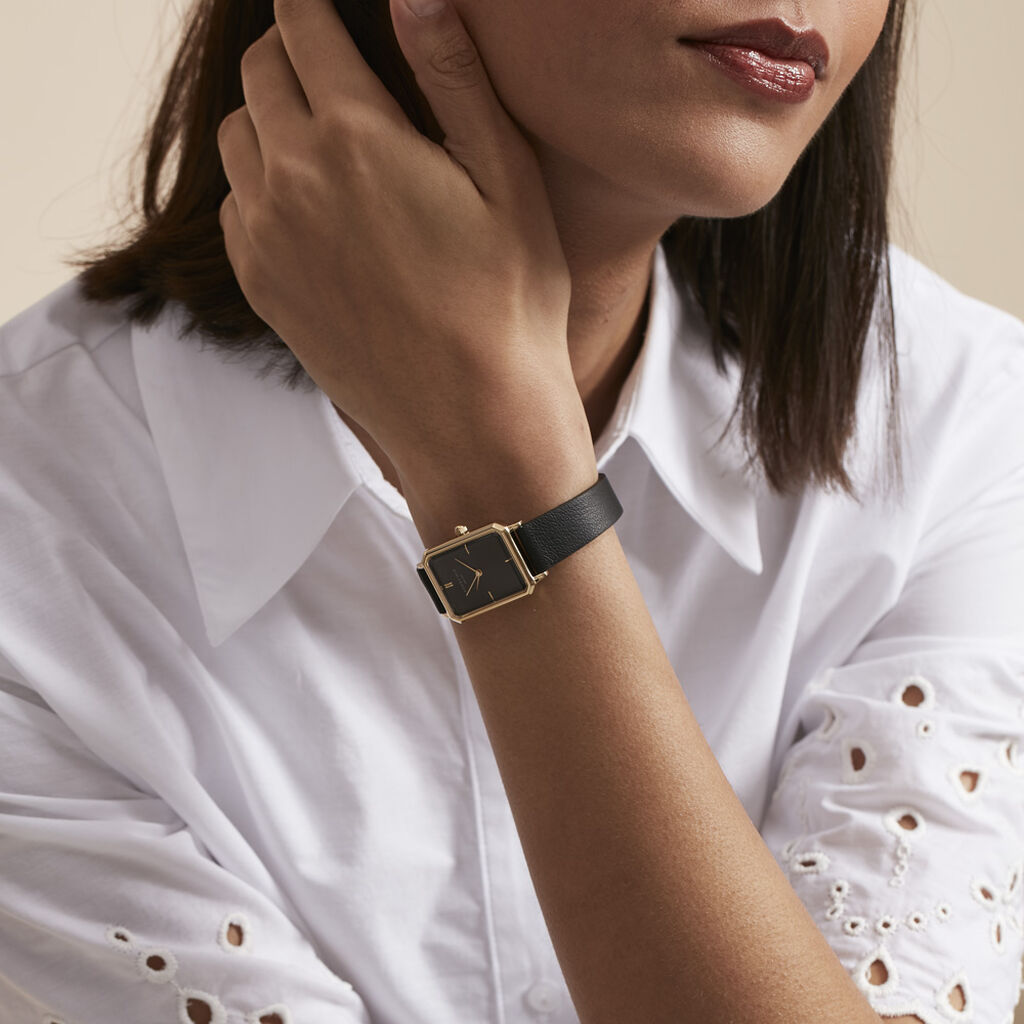 Montre Rosefield Octagon Noir - Montres Femme | Histoire d’Or