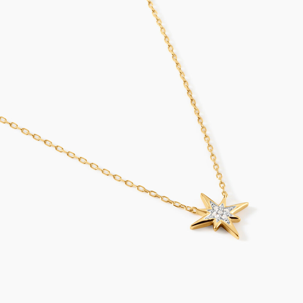 Collier Aveline Or Jaune Diamant - Colliers Femme | Histoire d&rsquo;Or